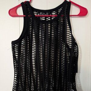 Blanc Noir Mesh Tank
